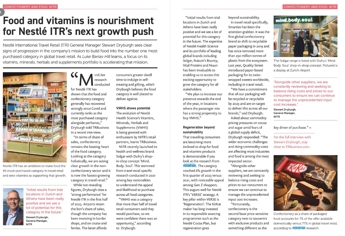 Nestlé ITR: potential of the Food category